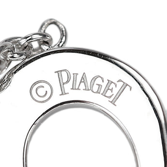 ピアジェ ダイヤモンド ピアス K18ホワイトゴールド PIAGET ハート【中古】【125089】