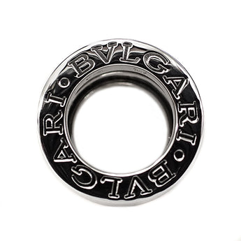 BVLGARI B-zero1 Necklace K18 White Gold BVLGARI B-zero1 Bzero1 Logo Metal only No stones [Used] [125208]