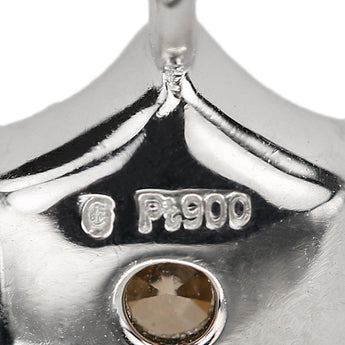 ESTELLE Diamond Necklace Pt900 Pt850 ESTELLE Long [Used] [125341]