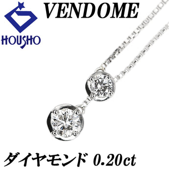 VENDOME AOYAMA Diamond Necklace Pt950 Pt850 VENDOME AOYAMA Lariat [Used] [125344]