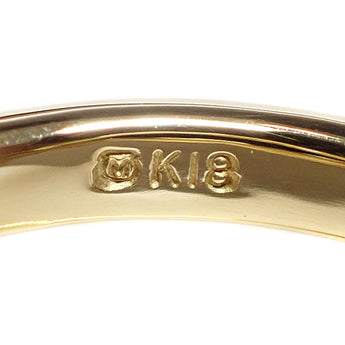 ミキモト ダイヤモンド リング  K18イエローゴールド MIKIMOTO 重ね付け風 ダブル【中古】【125462】