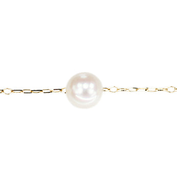 MIKIMOTO Akoya pearl bracelet, K18 yellow gold, MIKIMOTO Station [Used] [125469]