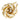 Queen Diamond Pendant Top K18 Yellow Gold Queen Flower Plant Botanical Openwork [Used] [125474]