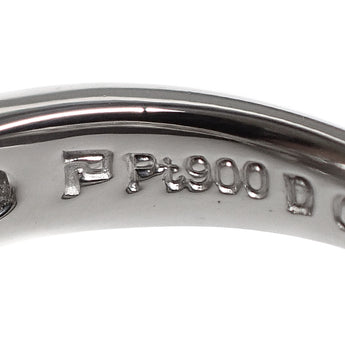 POLA Akoya pearl ring, diamond, Pt900 POLA [Used] [125512]