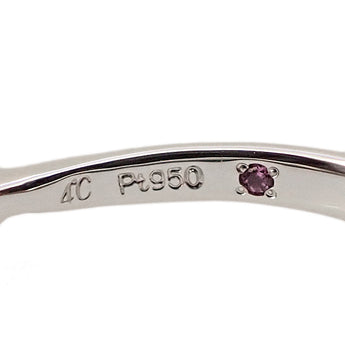 ヨンドシー ダイヤモンド アクアクラウン リング  ダイヤモンド Pt950 4℃【中古】【125927】