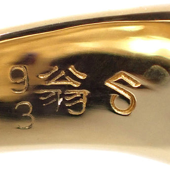 翁淳 ブルーサファイア リング  ダイヤモンド K18イエローゴールド JUN OKINA 作家 デザイナー V字【中古】【900031】