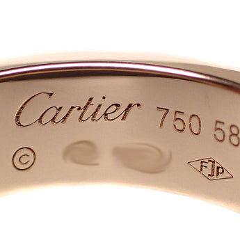 カルティエ ラブ リング K18ピンクゴールド CARTIER #58 メンズ ユニセックス 地金のみ 石なし【中古】【900046】