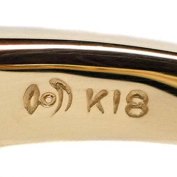 タサキ 田崎真珠 アコヤ真珠 リング K18イエローゴールド TASAKI 花 フラワー 植物 ボタニカル【中古】【900052】