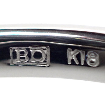 カシケイ ブラウンダイヤモンド メランジェ リング  K18ホワイトゴールド Kashikey パヴェ【中古】【900062】