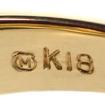 ミキモト アコヤ真珠 リング ダイヤモンド K18イエローゴールド MIKIMOTO【中古】【900074】