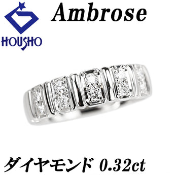 アンブローズ ダイヤモンド リング  Pt900 メンズ ユニセックス【中古】【900090】