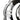 Diamond pendant top, K18 white gold, heart, botanical, plant, matte finish, matte finish [Used] [900141]