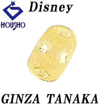 ギンザタナカ ディズニー Disney コイン K24インゴット GINZA TANAKA ミッキーマウス 小判 純金 金貨【中古】【900143】