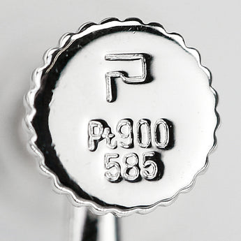 POLA Diamond Earrings Pt900 K14 White Gold POLA [Used] [900156]