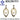 MIKIMOTO Akoya pearl earrings, diamond, K18 yellow gold, MIKIMOTO, multi-way, drop, teardrop, swaying [used] [900160]