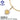 Seiko Yellow Sapphire Necklace Diamond K18 Yellow Gold SEIKO [Used] [900168]
