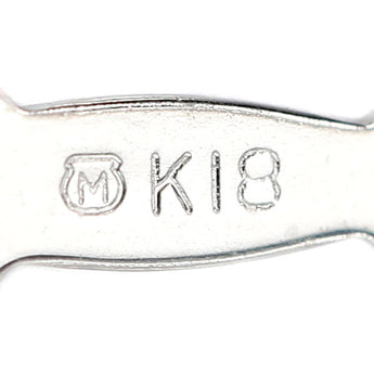 ミキモト ダイヤモンド ネックレス  K18ホワイトゴールド MIKIMOTO【中古】【900191】