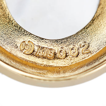 タサキ 田崎真珠 マベパール ペンダントトップ ダイヤモンド K18イエローゴールド TASAKI ドロップ 雫 しずく 涙 なみだ 【中古】【900273】