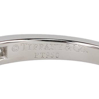 Tiffany Diamond Solitaire Channel Setting Ring Diamond Pt950 TIFFANY&amp;Co. Solitaire 6 Prongs [Used] [900314]