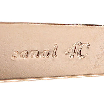 カナルヨンドシー ダイヤモンド ネックレス K18ピンクゴールド canal4℃ ハート 透かし 華奢【中古】【900341】