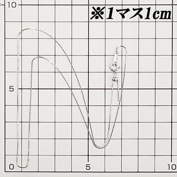 チェーンネックレス Pt850 ベネチアン フィニッシュピン 地金のみ 石なし【中古】【900349】