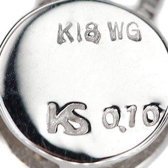 ダイヤモンド ネックレス  K18ホワイトゴールド【中古】【900350】