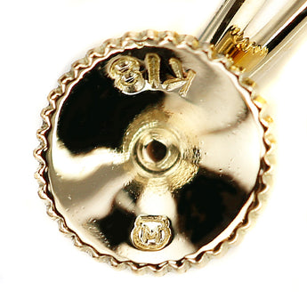 ミキモト アコヤ真珠 イヤリング K18イエローゴールド MIKIMOTO クローバー 四葉 植物 ボタニカル ハート【中古】【900396】