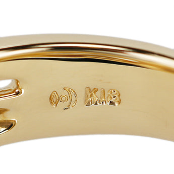 タサキ 田崎真珠 白蝶真珠(南洋真珠) リング ダイヤモンド K18イエローゴールド TASAKI【中古】【900420】