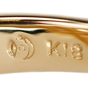 タサキ 田崎真珠 アコヤ真珠 リング ダイヤモンド K18イエローゴールド TASAKI【中古】【900424】