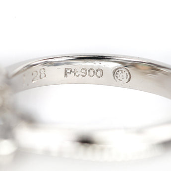 三越 オパール リング  ダイヤモンド Pt900 MITSUKOSHI【中古】【900430】