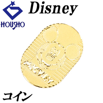 ディズニー コイン K24イエローゴールド Disney 小判 純金 ミッキーマウス Mickey キャラクター【中古】【900432】