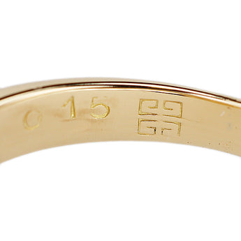 Givenchy Diamond Ring Diamond K18 Yellow Gold GIVENCHY Marquise Cut Deformed Cut Fancy Cut [Used] [900434]