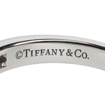 Tiffany Diamond Channel Setting Ring Pt950 TIFFANY&amp;Co. Half Eternity Single Letter [Used] [900441]