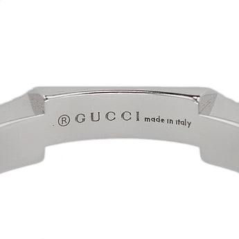 グッチ トルマリン リンク トゥ ラブ Link to Love リング ダイヤモンド K18ホワイトゴールド GUCCI ＃11 八角形【中古】【900445】