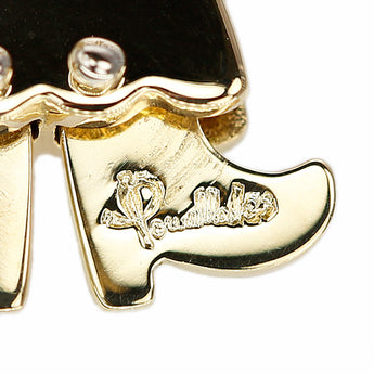 ポメラート ペンダントトップ K18イエローゴールド Pomellato 王様 キング 人形 ドール 揺れる 地金のみ 石なし【中古】【900457】