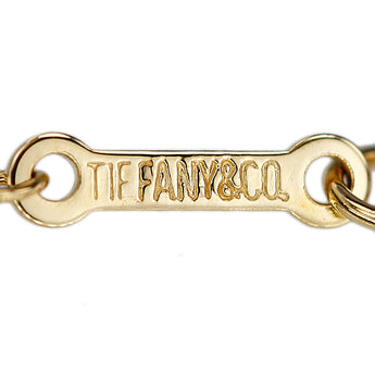 Tiffany Diamond Teardrop Necklace K18 Yellow Gold TIFFANY&amp;Co. Elsa Peretti Drop Droplet Tear Pavé [Used] [900462]