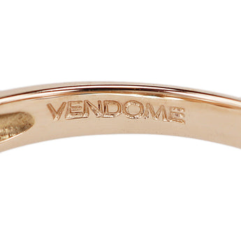 ヴァンドーム青山 ダイヤモンド リング K18ピンクゴールド VENDOME AOYAMA 花 フラワー 植物 ボタニカル 細め【中古】【900484】