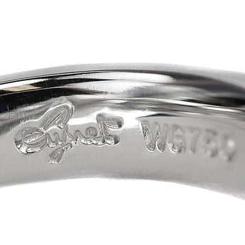 Jeunet Blue Sapphire Ring Diamond K18 White Gold Jeunet Gradient Wave [Used] [900499]
