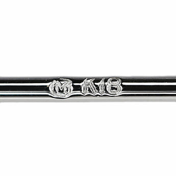 ミキモト 黒蝶真珠(南洋真珠) ブローチ ダイヤモンド K18ホワイトゴールド MIKIMOTO ピンブローチ【中古】【900547】