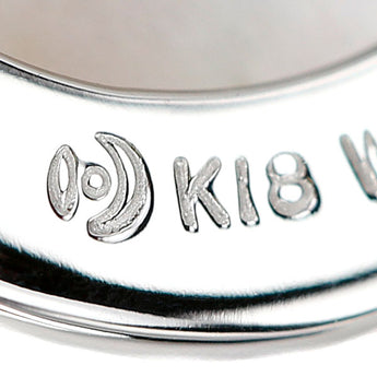 タサキ 田崎真珠 マベパール ネックレス ダイヤモンド K18ホワイトゴールド TASAKI ドロップ 雫 しずく 涙 なみだ 透かし【中古】【900591】