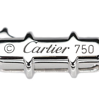 カルティエ Cハート ネックレス K18ホワイトゴールド CARTIER 地金のみ 石なし【中古】【900592】
