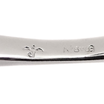 名執左結里 オニキス リング  ダイヤモンド K18ホワイトゴールド SAYURI NATORI 作家 デザイナー ハート【中古】【900627】