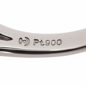 タサキ 田崎真珠 アコヤ真珠 リング ダイヤモンド Pt900 TASAKI【中古】【900630】