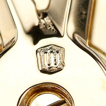 ウォルサム ダイヤモンド ペンダントトップ K18イエローゴールド WALTHAM スイング 揺れる 回転 六角形 透かし【中古】【900662】