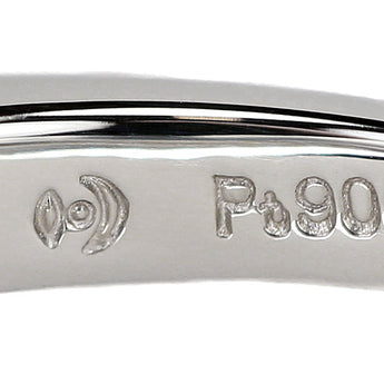 タサキ 田崎真珠 黒蝶真珠(南洋真珠) リング ダイヤモンド Pt900 TASAKI【中古】【900723】