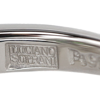 ルチアーノソプラーニ LUCIANO SOPRANI アコヤ真珠 リング ガーネット ダイヤモンド Pt900【中古】【900724】