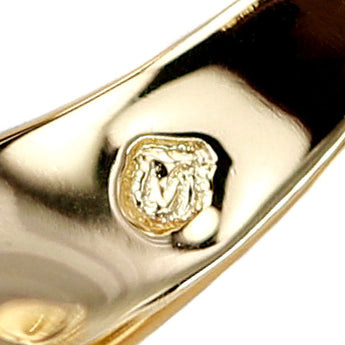 ミキモト アコヤ真珠 ネックレス K18イエローゴールド MIKIMOTO リボン 一粒パール 透かし 揺れる【中古】【900740】