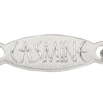 CASMINE Freshwater Pearl Necklace Black Diamond K18 White Gold 2Way Station [Used] [900751]