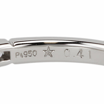 ギンザタナカ 田中貴金属ジュエリー ダイヤモンド リング  Pt950 GINZA TANAKA ハーフエタニティ 一文字【中古】【900802】
