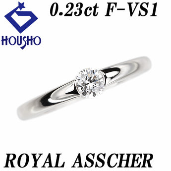 ロイヤル・アッシャー ダイヤモンド リング  Pt900 ROYAL ASSCHER 一粒石【中古】【900811】